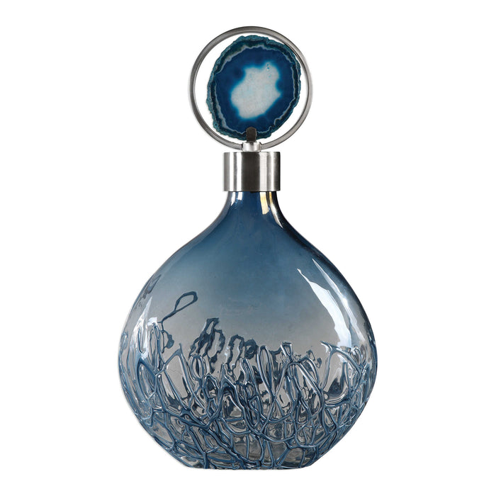 Uttermost - Rae Sky Blue Vase - 20930 - GreatFurnitureDeal