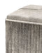 Jamie Young Company - Easton Ottoman in Grey - 20EAST-SMGR - GreatFurnitureDeal