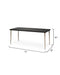 Jamie Young Company - Farmhouse Dining Table in Black - 20FARM-DTDW - GreatFurnitureDeal