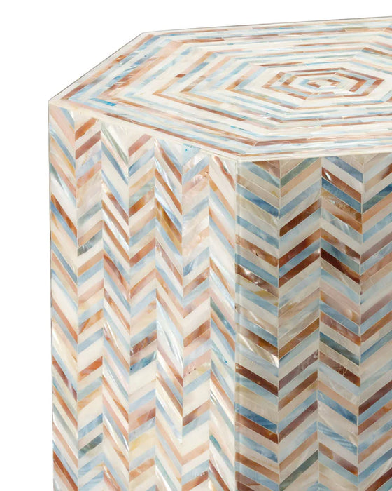 Jamie Young Company - Hepburn Hexagon Side Table in Grey - 20HEPB-STMOP - GreatFurnitureDeal