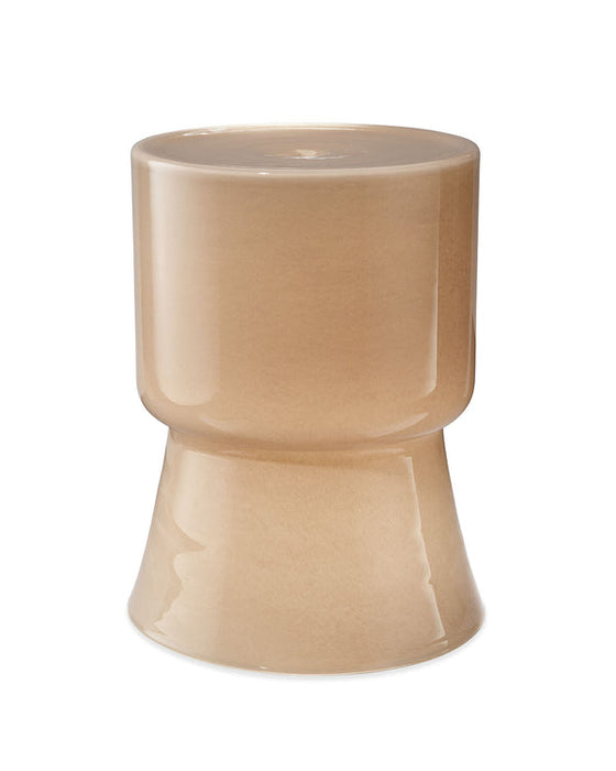 Jamie Young Company - Huntington Garden Stool in Taupe - 20HUNT-STTA - GreatFurnitureDeal