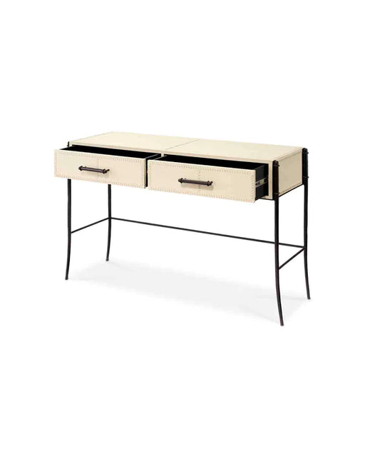 Jamie Young Company - Nevado Leather Console Table - 20NEVA-COOW - GreatFurnitureDeal