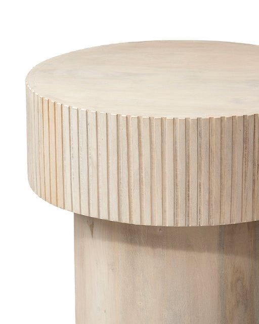 Jamie Young Company - Notch Round Side Table - 20NOTC-RNBW - GreatFurnitureDeal