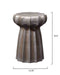 Jamie Young Company - Oyster Side Table - Charcoal - 20OYST-STCH - GreatFurnitureDeal