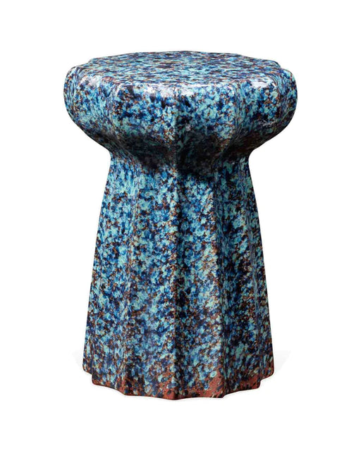 Jamie Young Company - Oyster Side Table - Mixed Blue - 20OYST-STMB - GreatFurnitureDeal