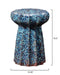 Jamie Young Company - Oyster Side Table - Mixed Blue - 20OYST-STMB - GreatFurnitureDeal