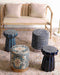 Jamie Young Company - Oyster Side Table - Blue - 20OYST-STMN - GreatFurnitureDeal