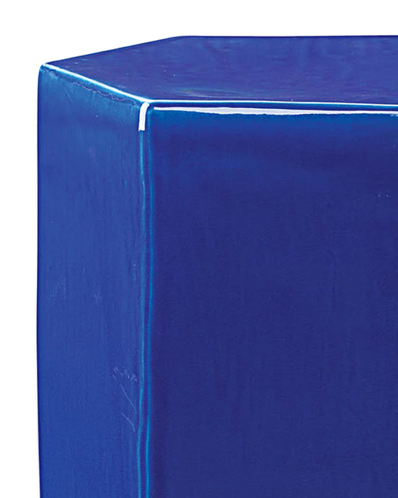 Jamie Young Company - Porto Side Table Cobalt Blue - Small - 20PORT-SMCO - GreatFurnitureDeal