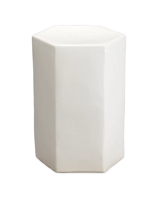 Jamie Young Company - Porto Side Table White - Small - 20PORT-SMWH - GreatFurnitureDeal