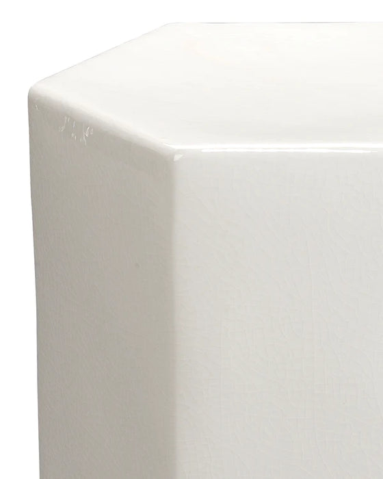 Jamie Young Company - Porto Side Table White - Small - 20PORT-SMWH