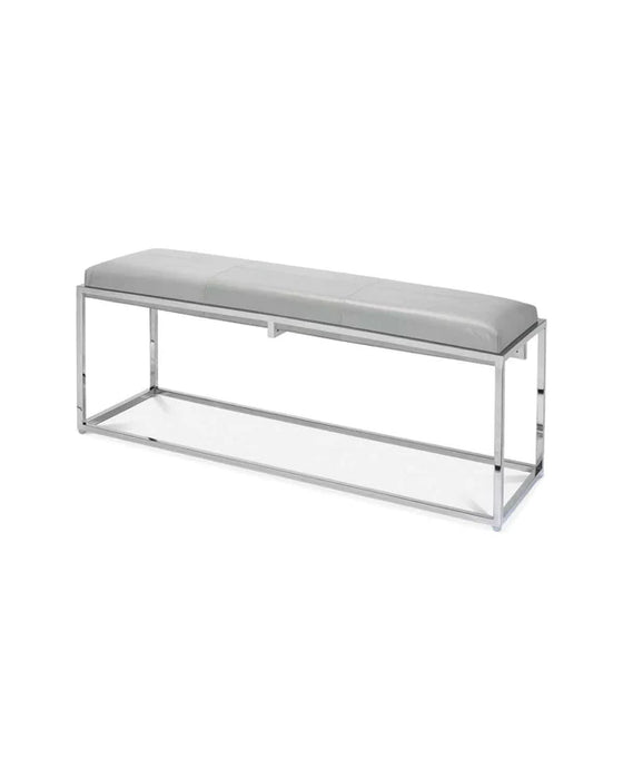 Jamie Young Company - Shelby Bench - Grey - 20SHEL-BEDO - GreatFurnitureDeal