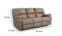 Motion Ease - Janie Manual Reclining Sofa in Fog - 210-30-17 - GreatFurnitureDeal