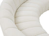 Meridian Furniture - Infinity 176" Boucle Fabric Upholstered 6 Piece Modular Sectional - 643Cream-6PC - GreatFurnitureDeal