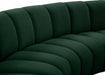 Meridian Furniture - Infinity 176" Boucle Fabric Upholstered 6 Piece Modular Sectional - 643Green-6PC - GreatFurnitureDeal