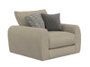 Jackson Furniture - Ezra Chair 1/2 with Ottoman in Twine - 210601-210610-TWINE - GreatFurnitureDeal