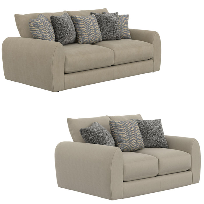 Jackson Furniture - Ezra 2 Piece Sofa Set in Twine - 210603-02-TWINE - GreatFurnitureDeal