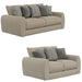 Jackson Furniture - Ezra 2 Piece Sofa Set in Twine - 210603-02-TWINE - GreatFurnitureDeal