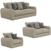 Jackson Furniture - Ezra 3 Piece Living Room Set in Twine - 210603-02-01-TWINE - GreatFurnitureDeal