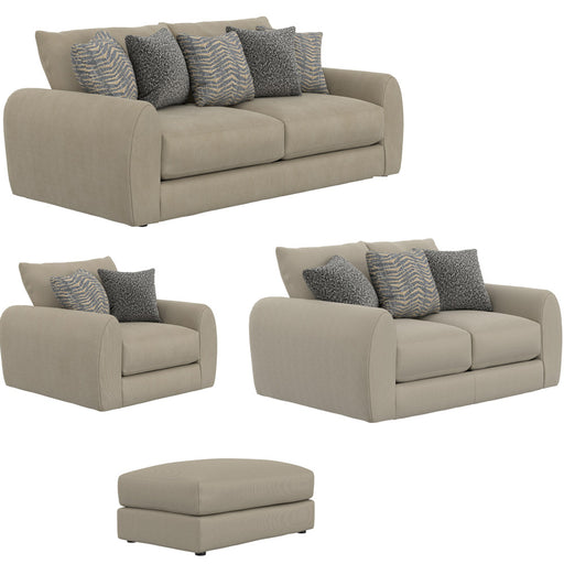 Jackson Furniture - Ezra 4 Piece Living Room Set in Twine - 210603-02-01-10-TWINE - GreatFurnitureDeal