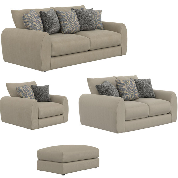 Jackson Furniture - Ezra 4 Piece Living Room Set in Twine - 210603-02-01-10-TWINE - GreatFurnitureDeal