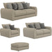 Jackson Furniture - Ezra 4 Piece Living Room Set in Twine - 210603-02-01-10-TWINE - GreatFurnitureDeal