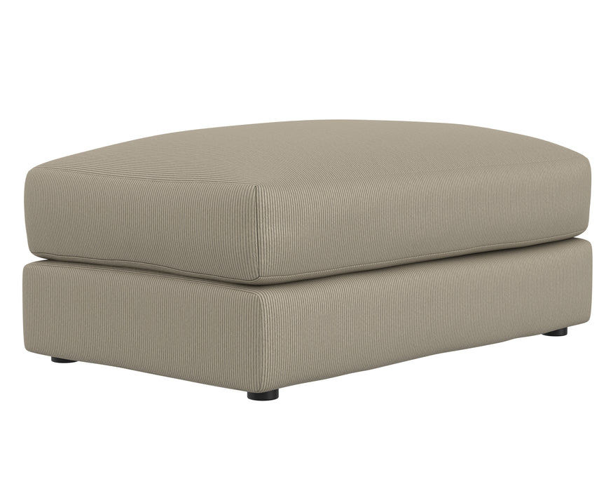 Jackson Furniture - Ezra Chair 1/2 with Ottoman in Twine - 210601-210610-TWINE - GreatFurnitureDeal
