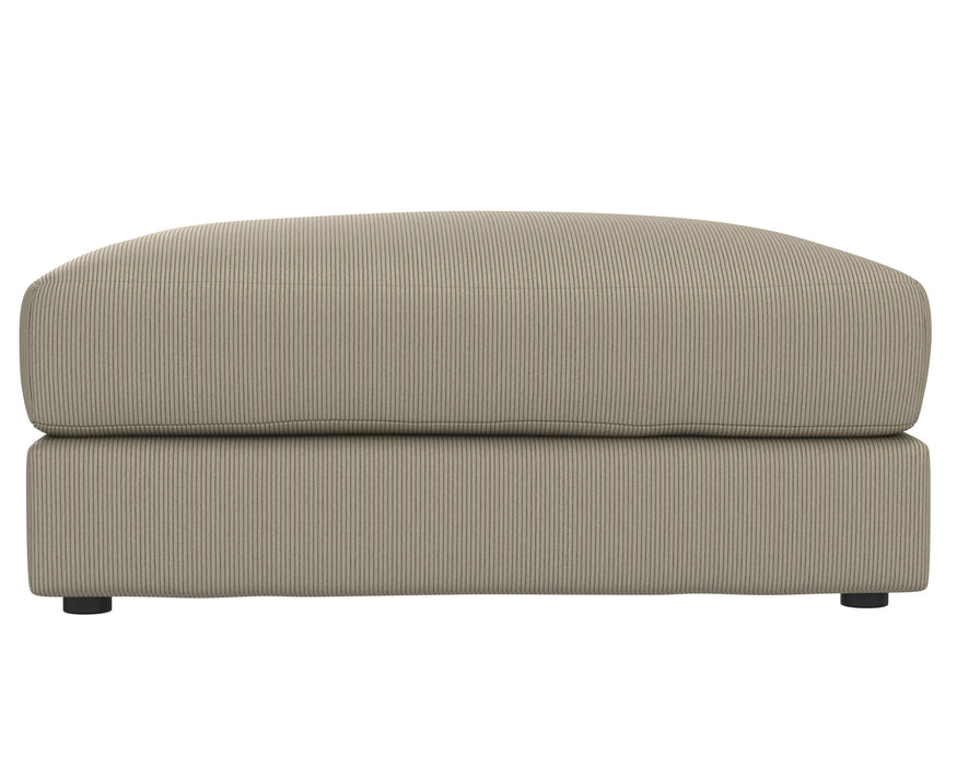 Jackson Furniture - Ezra Chair 1/2 with Ottoman in Twine - 210601-210610-TWINE - GreatFurnitureDeal