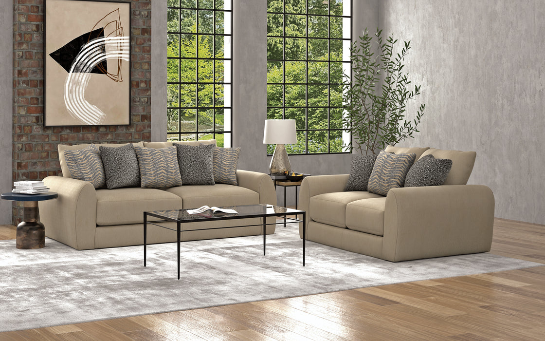 Jackson Furniture - Ezra Chair 1/2 with Ottoman in Twine - 210601-210610-TWINE - GreatFurnitureDeal