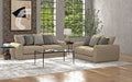 Jackson Furniture - Ezra Chair 1/2 with Ottoman in Twine - 210601-210610-TWINE - GreatFurnitureDeal