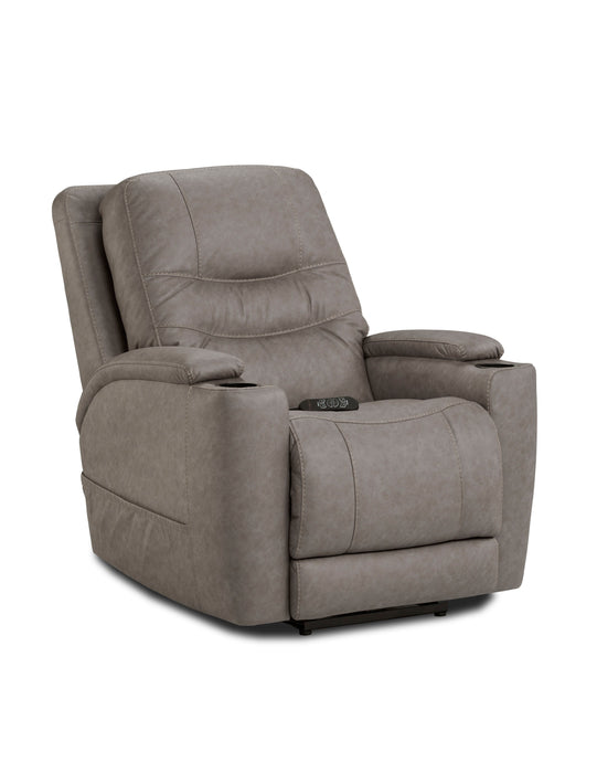 Motion Ease - Reese Power Headrest Recliner in Grey - 211-97-17 - GreatFurnitureDeal