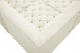 Meridian Furniture - Tuft 128" Velvet Upholstered 8 Piece Modular Sectional - 680Cream-Sec8A - GreatFurnitureDeal