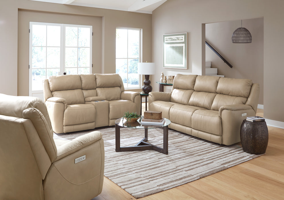 Motion Ease - Willow Triple Power Sofa W/ Zero Gravity Mechanism in Stonewash - 212-36-15 - GreatFurnitureDeal