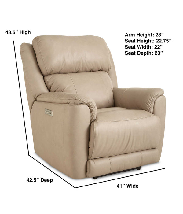 Motion Ease - Willow Zero Gravity Recliner in Stonewash - 212-96-15 - GreatFurnitureDeal