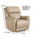 Motion Ease - Willow Zero Gravity Recliner in Stonewash - 212-96-15 - GreatFurnitureDeal