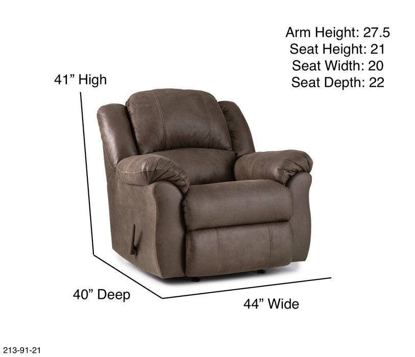 Motion Ease - Ranger Rocker Recliner in Tumbleweed - 213-91-21 - GreatFurnitureDeal