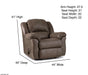 Motion Ease - Ranger Rocker Recliner in Tumbleweed - 213-91-21 - GreatFurnitureDeal