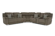 Motion Ease - Santa Fe Sectional in Nutmeg - 215-37 57 04-21 - GreatFurnitureDeal