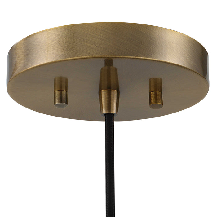 Uttermost - Eichler Antique Brass 1 Light Mini Pendant - 21559 - GreatFurnitureDeal