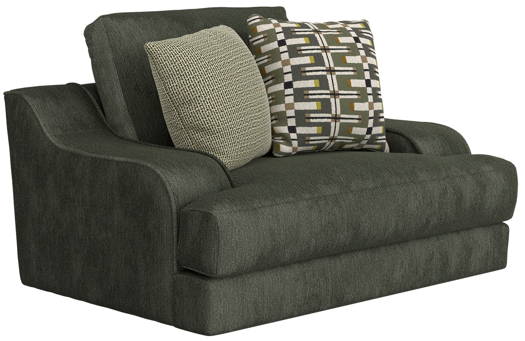 Jackson Furniture - Olympus Chair 1/2 with Ottoman in Ireland - 215701-215710-LRELAND - GreatFurnitureDeal