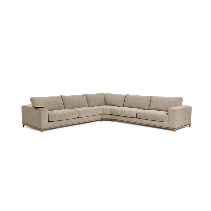 Classic Home - Donovan Sectional in Bisque - 2167SC15