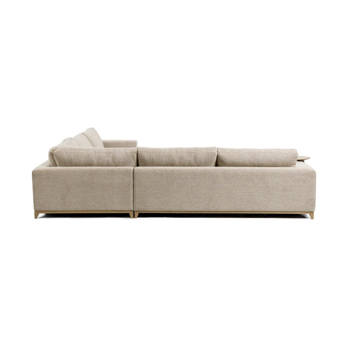 Classic Home - Donovan Sectional in Bisque - 2167SC15