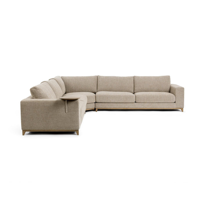 Classic Home - Donovan Sectional in Bisque - 2167SC15