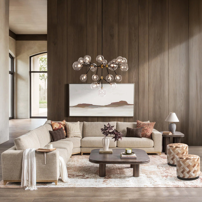Classic Home - Donovan Sectional in Bisque - 2167SC15