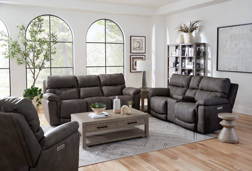 Motion Ease - Regency Triple Power Sofa W / Zero Gravity Mechanism in Pewter - 217-36-21 - GreatFurnitureDeal