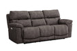 Motion Ease - Regency Triple Power Sofa W / Zero Gravity Mechanism in Pewter - 217-36-21 - GreatFurnitureDeal