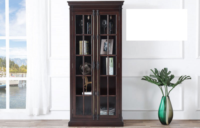Mariano Furniture - 2183 - Curio Cabinet in Cherry - BM-2183CHC - GreatFurnitureDeal