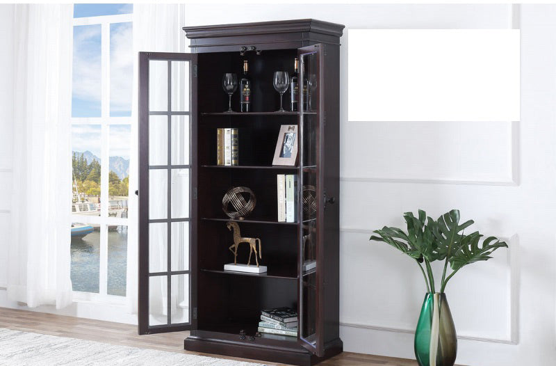 Mariano Furniture - 2183 - Curio Cabinet in Cherry - BM-2183CHC - GreatFurnitureDeal