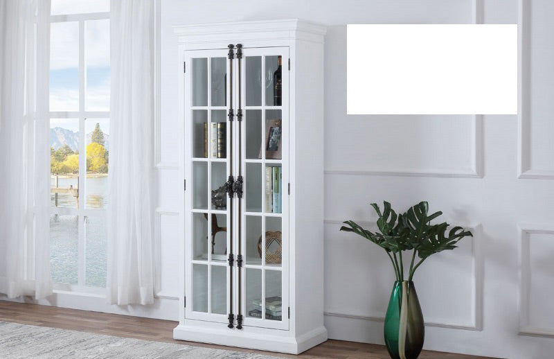 Mariano Furniture - 2183 - Curio Cabinet in White - BM-2183AWC - GreatFurnitureDeal