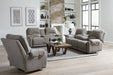 Motion Ease - Havana Triple Power Sofa w/ Zero Gravity and Drop Down Table in Tan - 219-33-17 - GreatFurnitureDeal