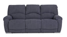 Motion Ease - Havana Triple Power Sofa w/ Zero Gravity and Drop Down Table in Graphite - 219-33-60 - GreatFurnitureDeal